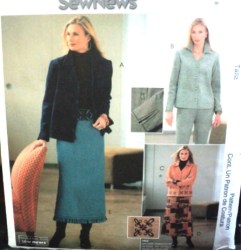 4196 MCCALLS UNLINED JACKET, TAPER PANTS, LONG SKIRT EMBROIDERY PATTERN 12-24 2 SIZES UNCUT choice